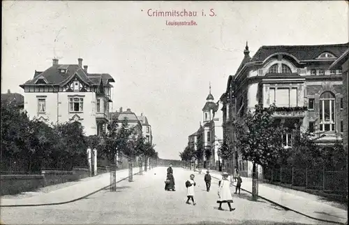 Ak Crimmitschau in Sachsen, Lindenstraße