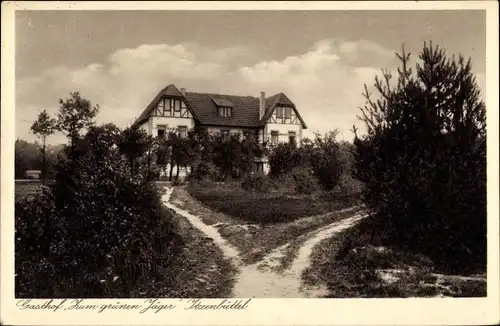 Ak Itzenbüttel Jesteburg in Niedersachsen, Gasthof Zum grünen Jäger