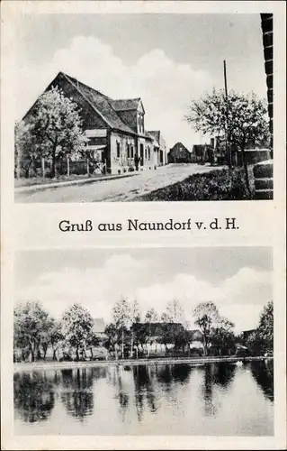 Ak Naundorf vor der Haide Südliches Anhalt, Gasthof Erholung