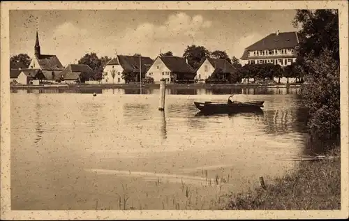 Ak Unteruhldingen Uhldingen Mühlhofen am Bodensee, Seepartie, Gasthaus Seehof