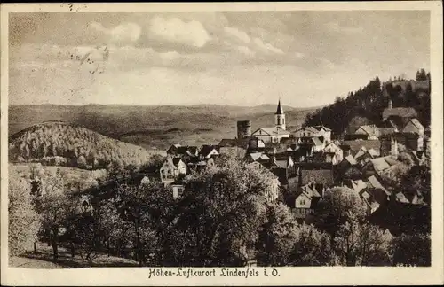 Ak Lindenfels im Odenwald, Gesamtansicht