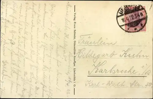 Ak Lindenfels im Odenwald, Gesamtansicht