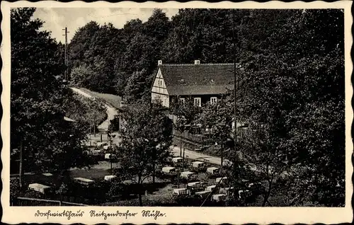 Ak Dresden Schönfeld Weißig Reitzendorf, Reitzendorfer Mühle mit Terrasse