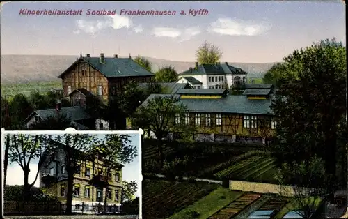 Ak Bad Frankenhausen im Kyffhäuserkreis, Kinderheilanstalt, Garten