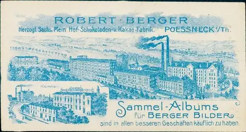 Sammelbild Hof Schokoladen u. Kakaofabrik Robert Berger Poeßneck, Prinz August Wilhelm, Prinz Oskar