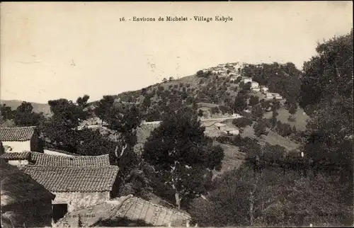 Ak Kabylie Michelet Algerien, Umgebung des Dorfes