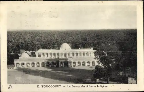 Ak Touggourt Algerien, Büro für einheimische Angelegenheiten