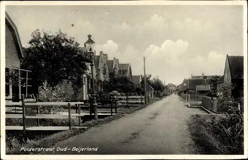 Ak Oud Beijerland Südholland, Polderstraat