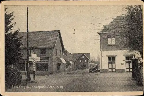 Ak Beekbergen Gelderland, Kruispunt Arnh. weg