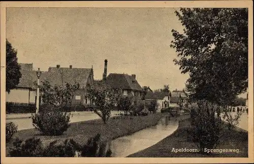 Ak Apeldoorn Gelderland, Sprengenweg