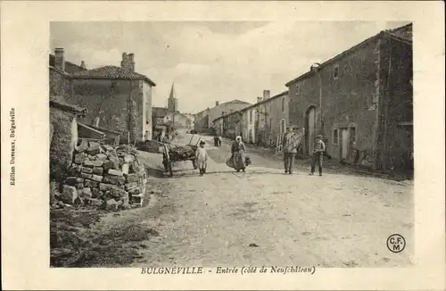 Ak Bulgnéville Lothringen Vosges, Strassenansicht