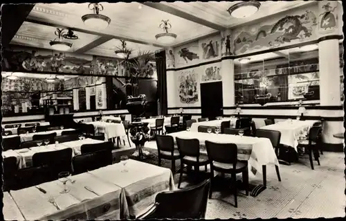 Ak Paris X., Aux Armes de Colmar, Innenansicht, Saal, Salle Colmar, Restaurant