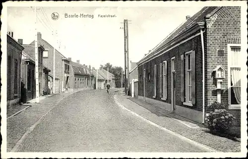 Ak Baarle Hertog Flandern Antwerpen, Kapelstraat, Straßenpartie