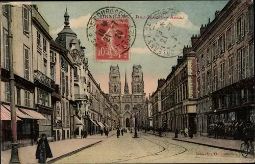 Ak Orléans Loiret, Rue Jeanne d'Arc