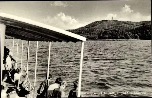 Ak København Kopenhagen Dänemark, Udsigt mod Himelbjerget fra Soerne