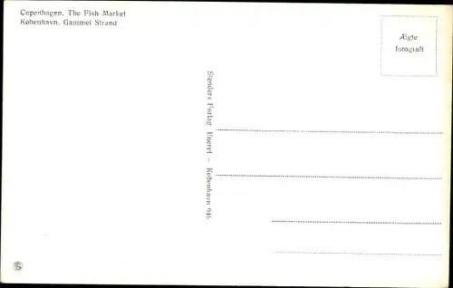 Ak København Kopenhagen Dänemark, Fischmarkt, Reiterstandbild