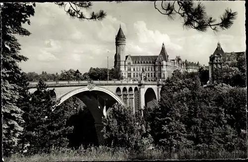 Ak Luxemburg Luxembourg, Pont Adolphe et Chasse d'Epargne