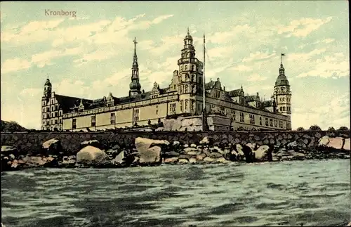 Ak Helsingør Helsingör Dänemark, Kronborg Slot, Schloss