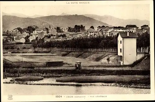 Ak Irún Baskenland Spanien, Gesamtansicht