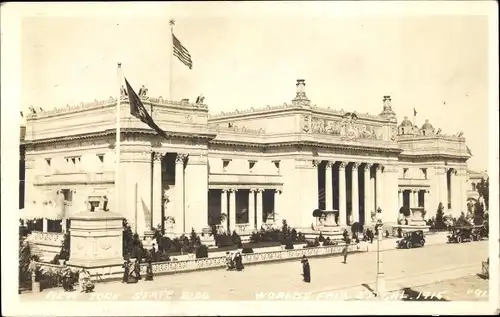 Foto Ak San Francisco California, World's Fair 1915, New York State Building