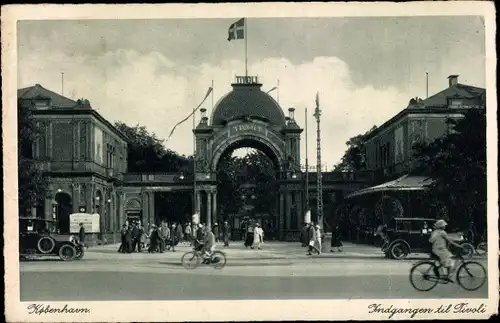 Ak København Kopenhagen Dänemark, Indgangen til Tivoli