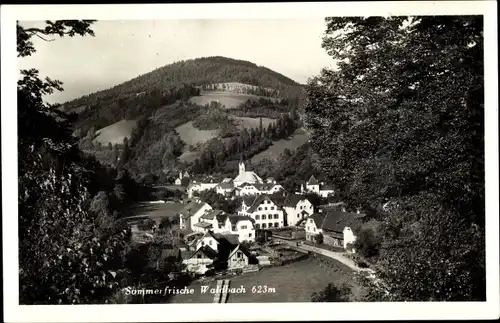 Ak Waldbach Steiermark, Teilansicht mit Gasthof