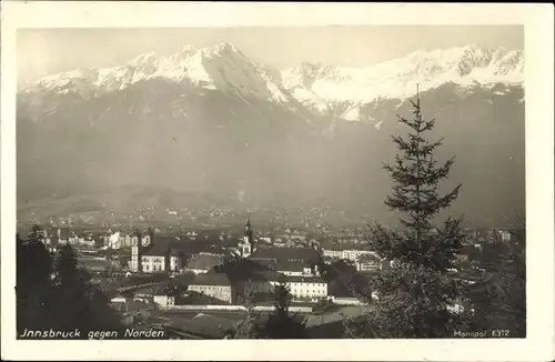 Ak Innsbruck in Tirol, Gesamtansicht, gegen Norden