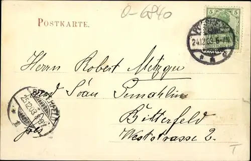 Ak Pößneck in Thüringen, Bahnhofstraße