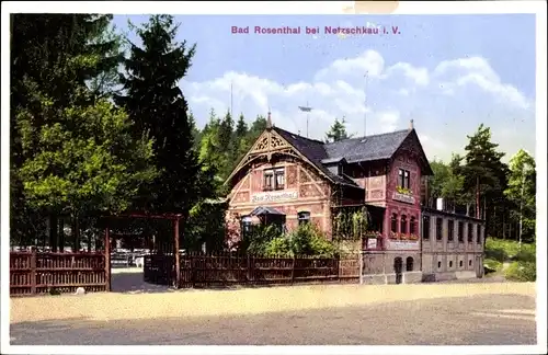 Ak Netzschkau im Vogtland, Gasthaus Bad Rosenthal