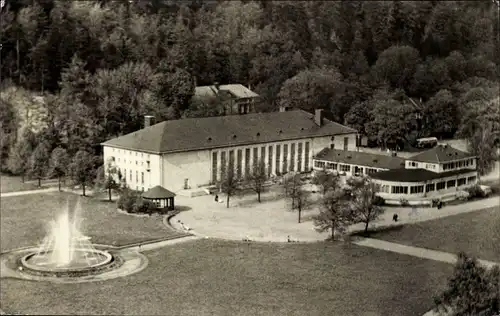 Ak Ilmenau in Thüringen, Blick auf den Stadtpark, Brunnen