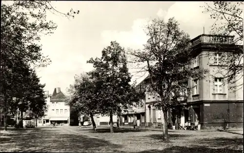 Ak Peitz in der Niederlausitz, Straßenpartie Hauptstraße