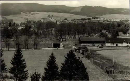 Ak Eisfeld in Thüringen, Blick auf den Ort