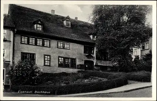 Ak Lutherstadt Eisenach in Thüringen, Bachhaus, Außenansicht