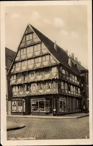 Ak Celle in Niedersachsen, Höppner Haus, Handlung