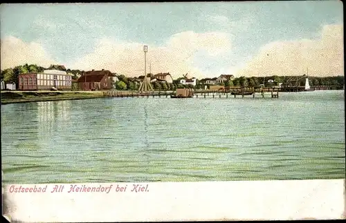 Ak Altheikendorf Heikendorf an der Kieler Förde, Gesamtansicht