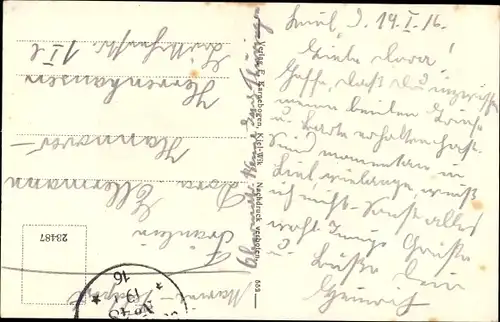 Ak Deutscher Seemann, soeben glücklich in Kiel angekommen