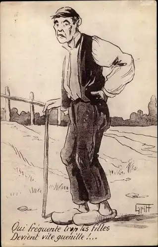 Künstler Ak Griff, Qui frequente trop les filles