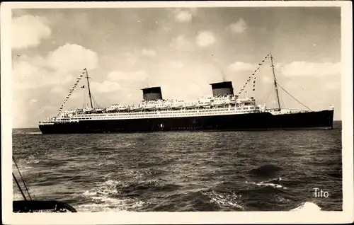 Ak Dampfer Liberté, CGT, French Line