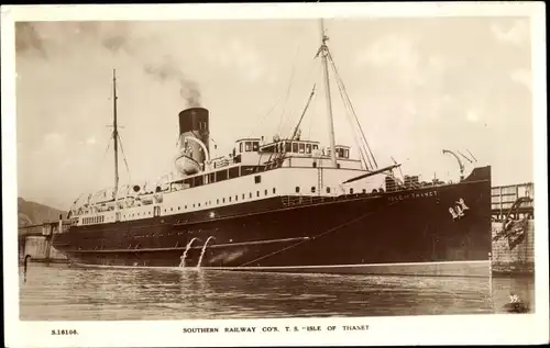 Ak Dampfer, Dampfschiff Isle of Thanet, Southern Railway