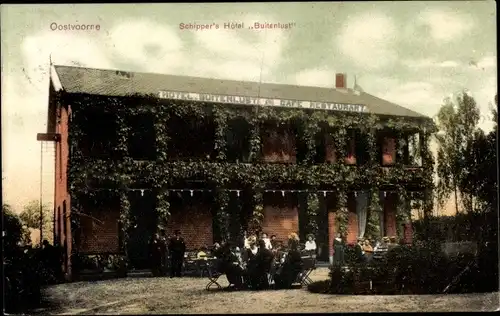 Ak Oostvoorne aan Zee Südholland, Schipper's Hotel Buitenlust