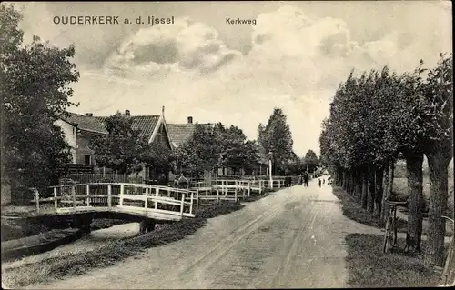 Ak Ouderkerk aan den IJssel Südholland, Kerkweg