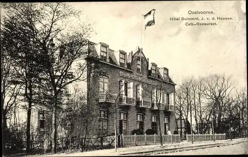 Ak Oostvoorne aan Zee Südholland, Hotel Duinoord J. v. Houwen, Cafe-Restaurant