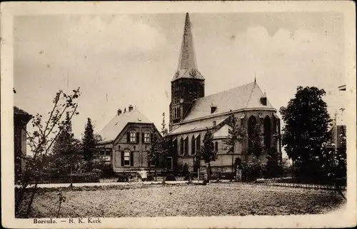 Ak Borculo Gelderland, R. K. Kerk