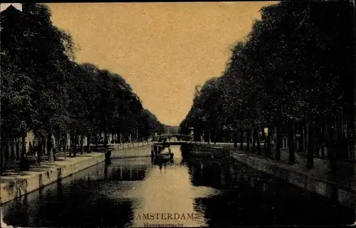 Ak Amsterdam Nordholland Niederlande, Heerengracht