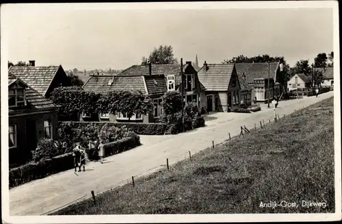Ak Andijk Oost Medemblik Nordholland Niederlande, Dijkweg
