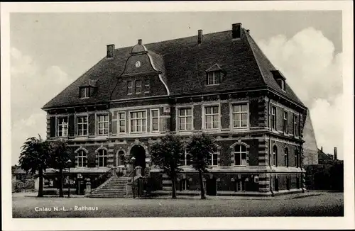 Ak Calau in der Niederlausitz, Rathaus