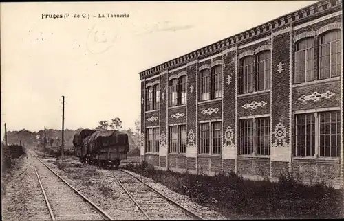 Ak Fruges Pas de Calais, La Tannerie