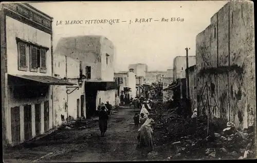 Ak Rabat Marokko, Rue El-Gsa