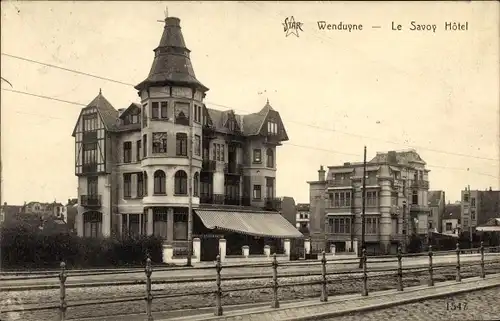 Ak Wenduine Wenduyne De Haan Westflandern, Le Savoy Hôtel