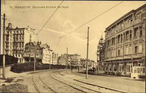 Ak Wenduine Wenduyne De Haan Westflandern, Boulevard de Smet De Nayer